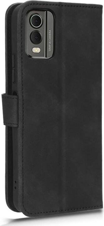 Actual product image Cover-Discount Nokia C32 - Case in suede look black (Nokia C32)
