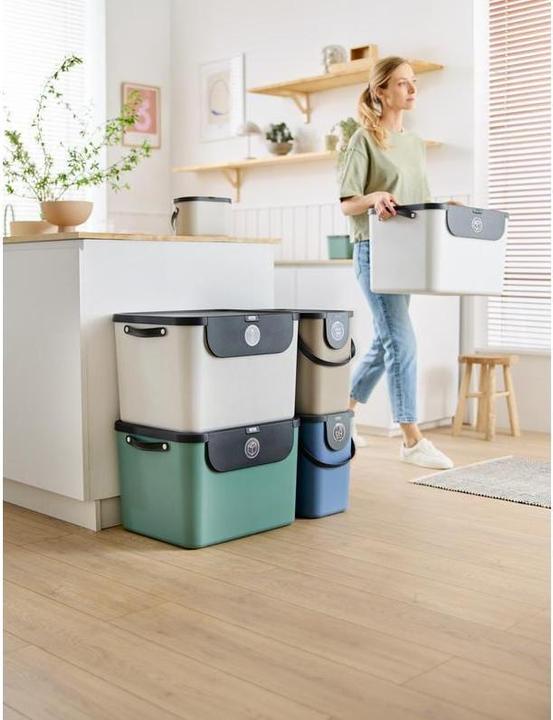 Produktbild Rotho Kunststoff AG / Sp. z o.o. Recycling Müllsystem 55 l ALBULA (55 l)