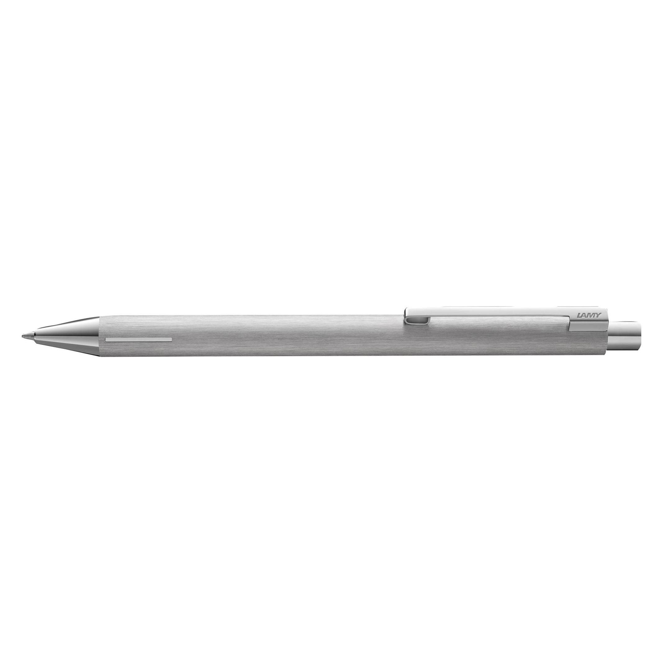 Lamy, Schrijfpennen, Biros Econ 1228029 M Geborsteld (geborsteld, Zilver, 1x)