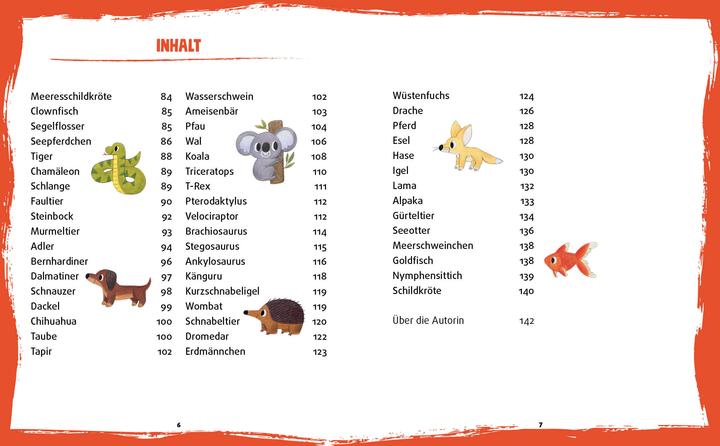 Actual product image Tiere zeichnen für Kids – Über 100 kunterbunte Lieblingstie