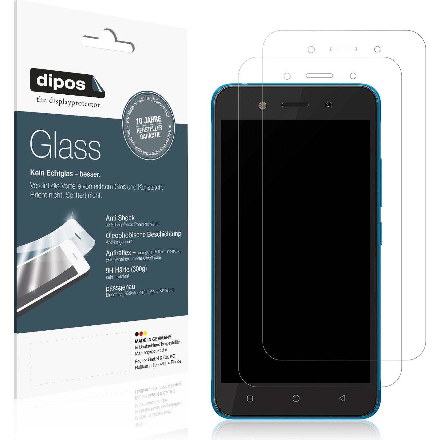 Dipos Displayschutz Anti-Shock (1 Stück, Itel A23 Pro), Smartphone Schutzfolie, Transparent
