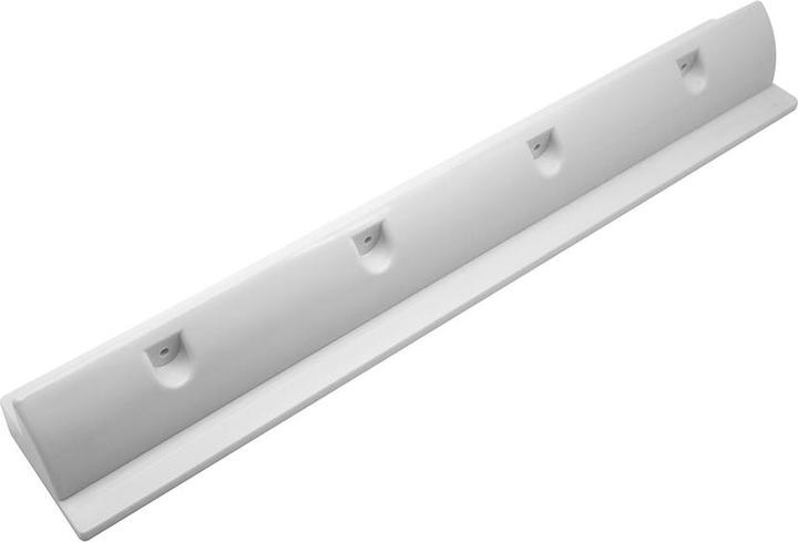 Actual product image Offgridtec ABS retaining spoiler 590mm white pre-drilled incl. stainless steel screws (Solar system mounting material)