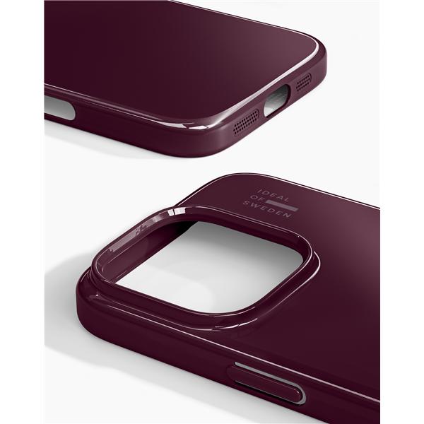 Actual product image iDeal Of Sweden MagSafe Slim Case Glossy Cherry (Apple iPhone 16 Pro)
