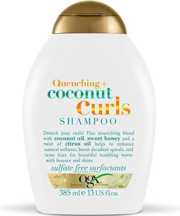 Actual product image Ogx Organix Cosmetix Quenching + Coconut Curls shampoo for curly hair 385 ml (385 ml, Liquid shampoo)