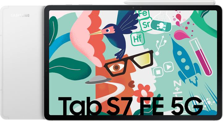 Produktbild Samsung Tab S7 FE (5G, 12.40", 64 GB, Mystic Silver)