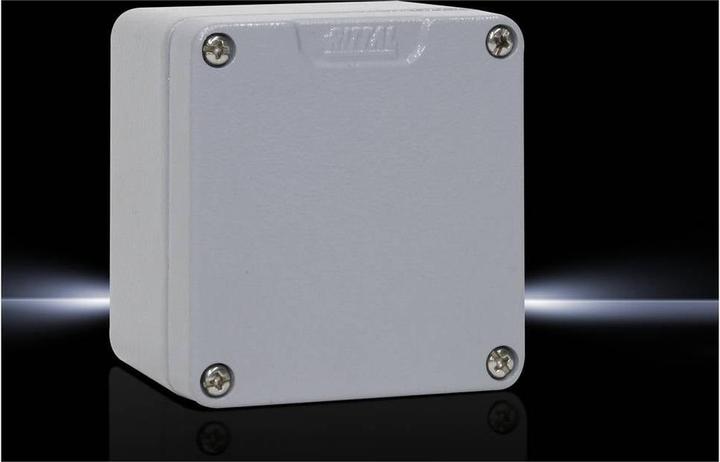Actual product image Rittal Aluminium enclosure, grey, ,80x75x57mm (Housing)