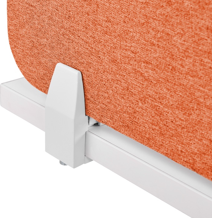 Produktbild Beliani Schreibtischtrennwand hellrot 80 x 40 cm WALLY