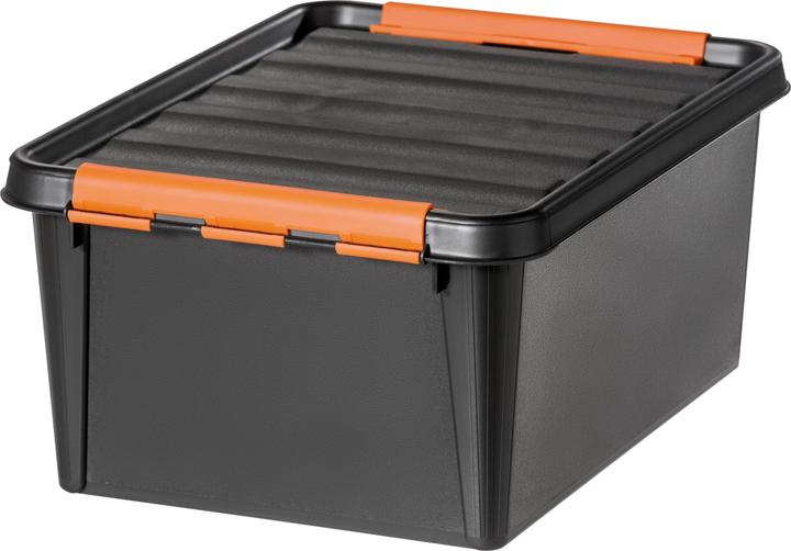 Produktbild Smartstore Aufbewahrungsbox PRO 15, 14 Liter, schwarz (30 cm, 14 l, 1x)