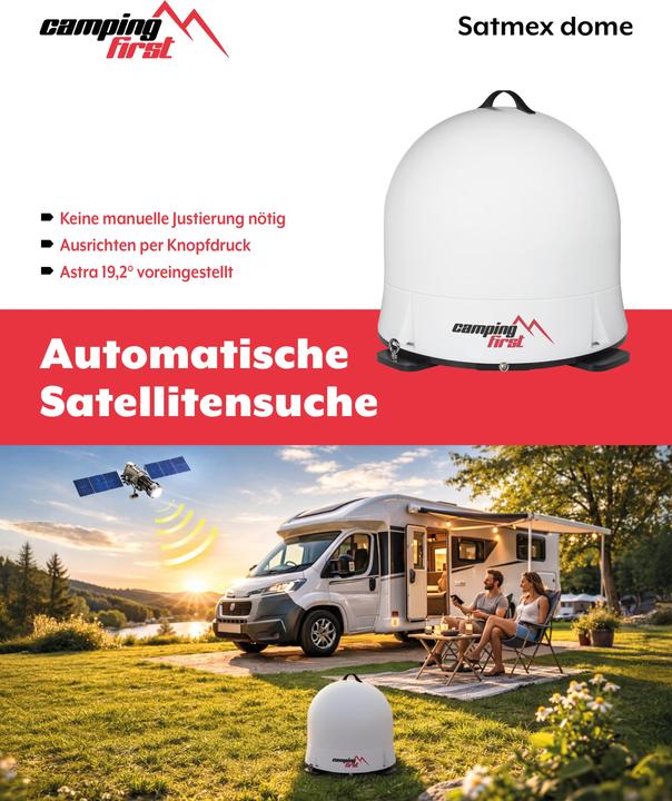 Productafbeelding Camping First Satmex Dome (DVB-S / -S2)