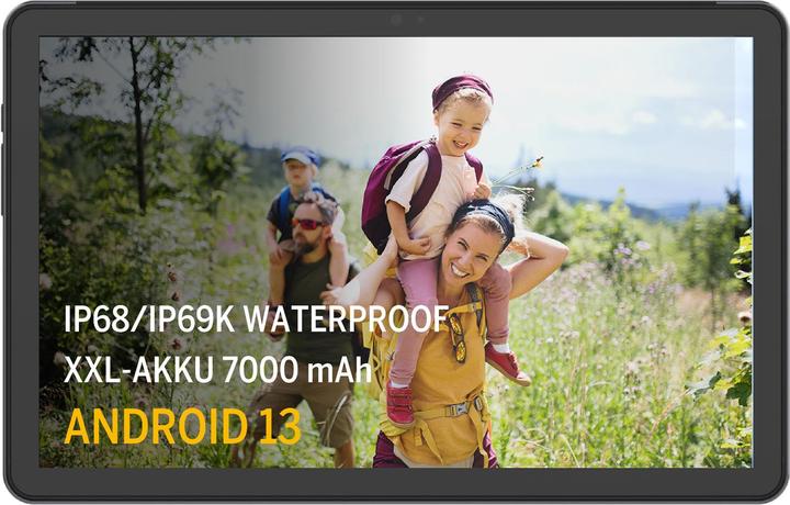 Actual product image Bea-Fon P1L Rugged (4G, 10.36", 128 GB, Black, Grey)