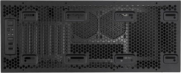 Actual product image Silverstone SST-RM4A - 4U Rackmount Server Chassis with enhanced 360mm radiators compatiblity and su