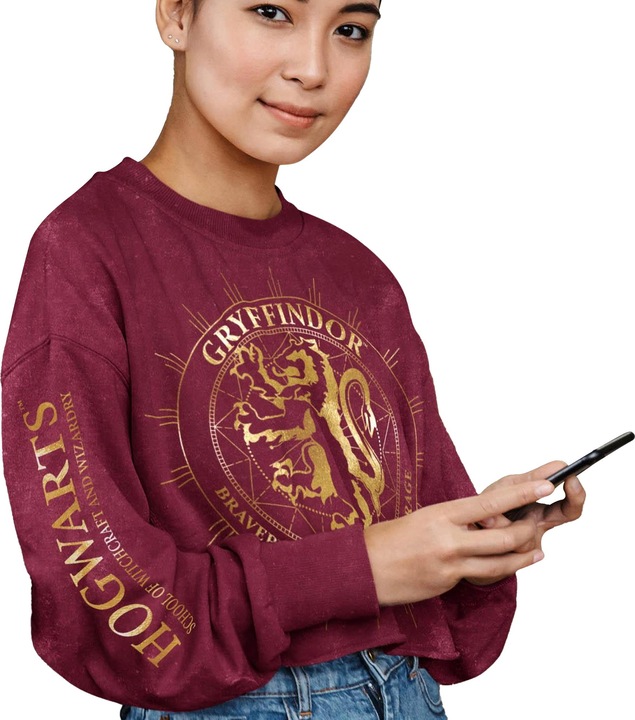 Actual product image Gryffindor Constellation Short Sweatshirt (XL)