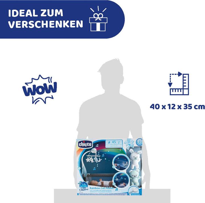 Produktbild Chicco Regenbogen Mobile 3-in-1 Pink