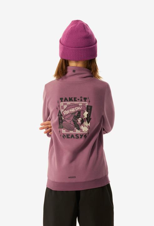 Produktbild Wedze Skipullover Kinder - 100 violett (152)