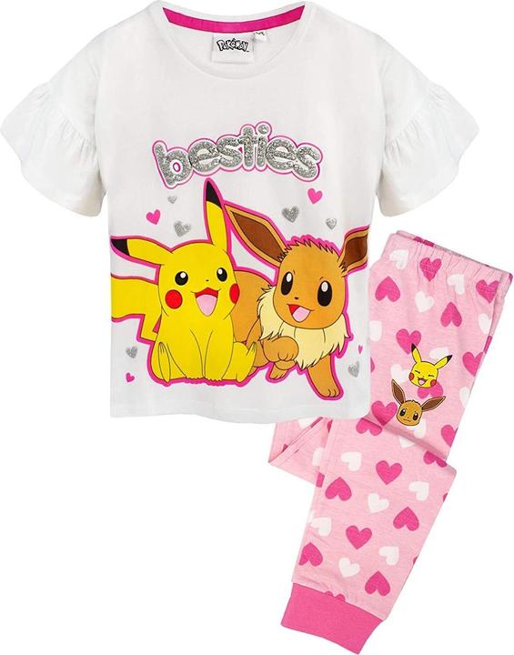 Produktbild Pokémon Besties Schlafanzug mit langer Hose Mädchen (140)
