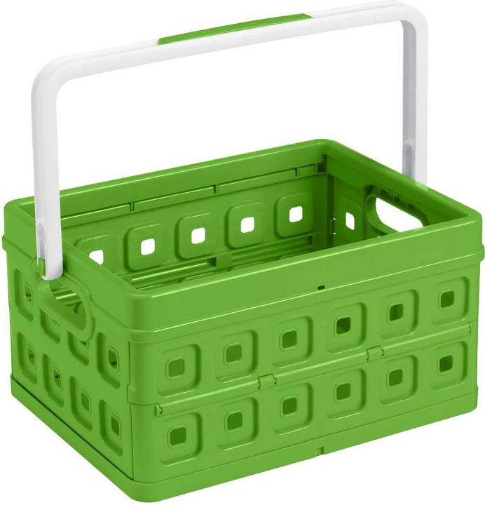 Sunware Klappbox Square, Inhalt 24 Liter, mit Griff, für schwere Lebensmittel (31 cm, 24 l, 1x)