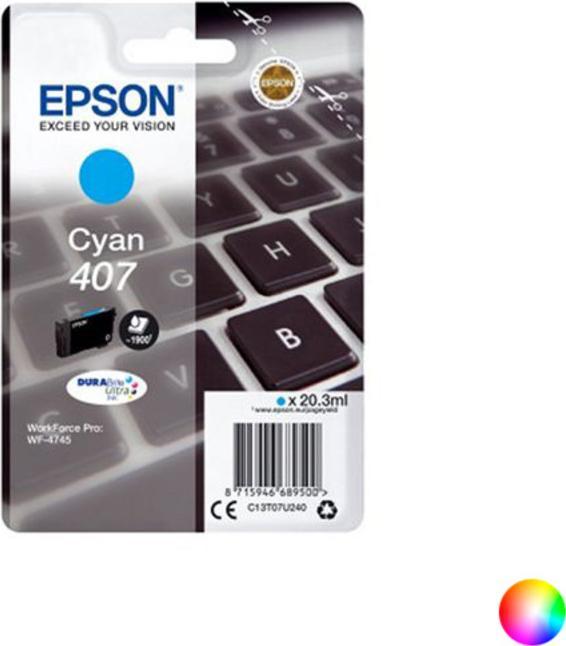 Actual product image Epson 407 (Y)
