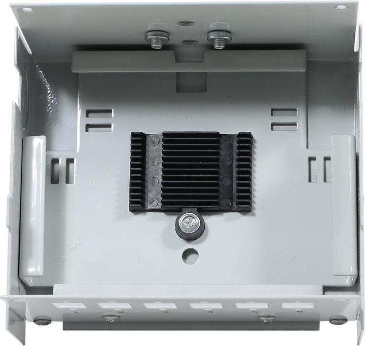 Productafbeelding Synergy 21 Glasvezel patchpaneel voor DIN rail, 6xSC duplex/LC quad bussen, zonder couplers, lichtgrijs, Synerg