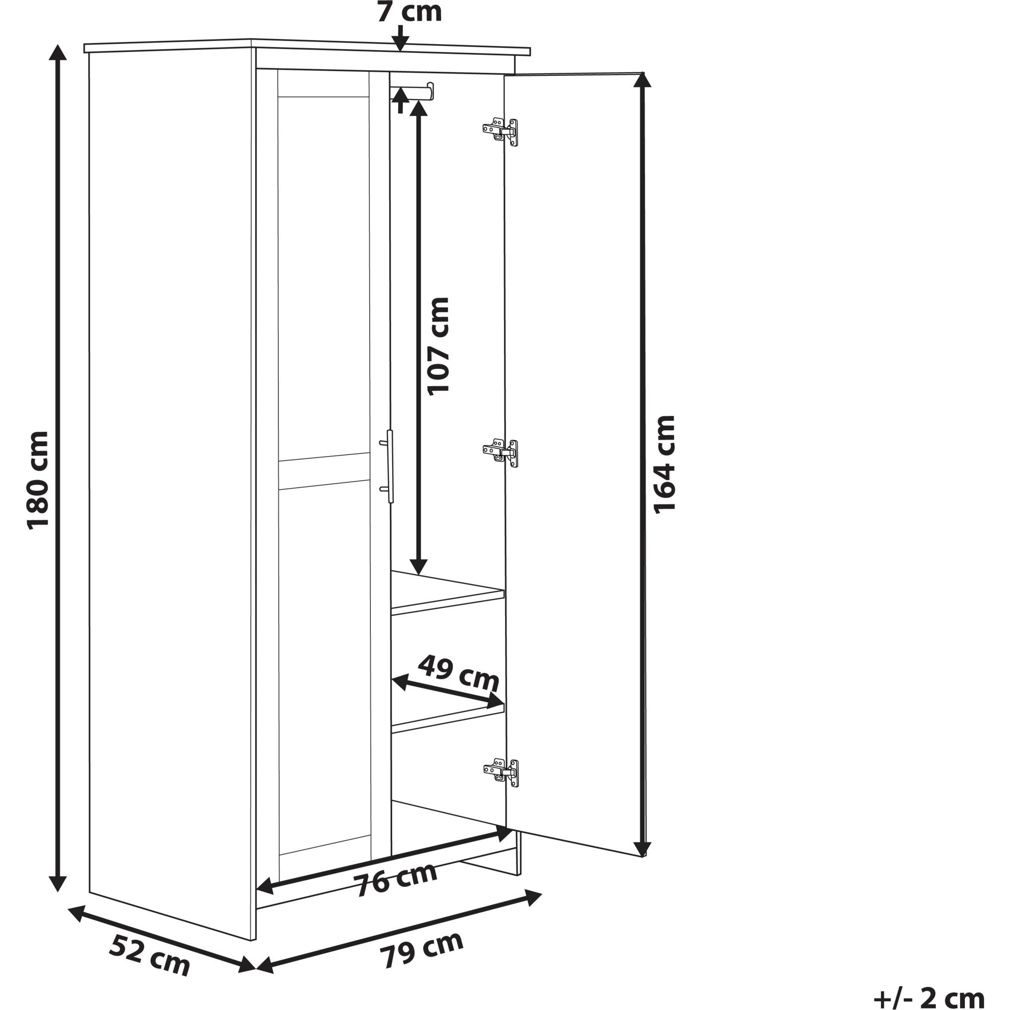 Thumbnail - Beliani, Kleiderschrank, Sellin