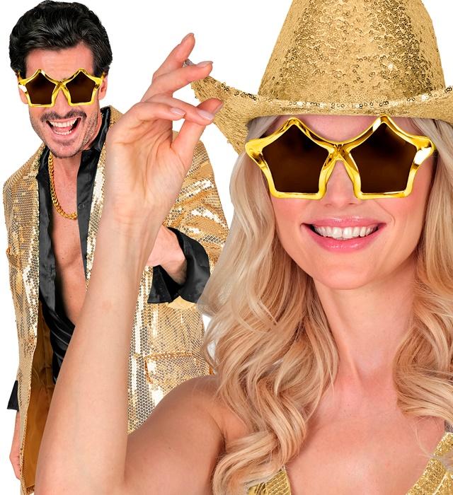 Produktbild Widmann Goldene Sternenbrille