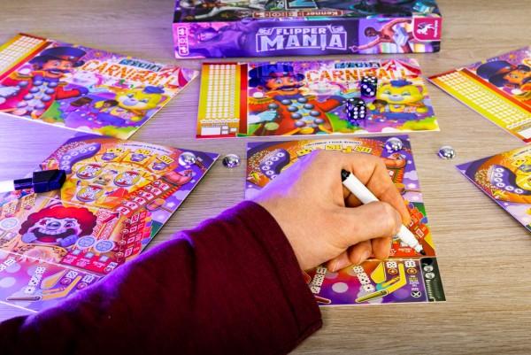 Immagine prodotto Pegasus 57318G - Flippermania, gioco da tavolo, per 1-4 giocatori, da 10 anni (edizione DE) (Tedesco)