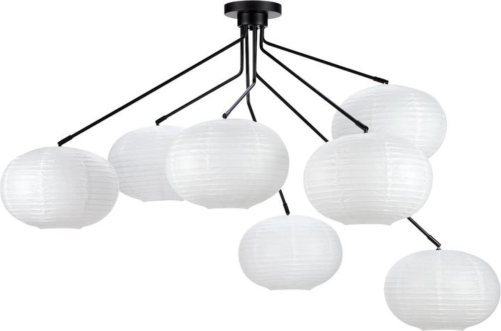 Produktbild Markslöjd Deckenleuchte Galaxy, 7 x E14, max. 15W, Schwarz/Weiss (E14)