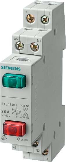 Produktbild Siemens Doppeltaster/Leuchtmelder 1S 1Ö