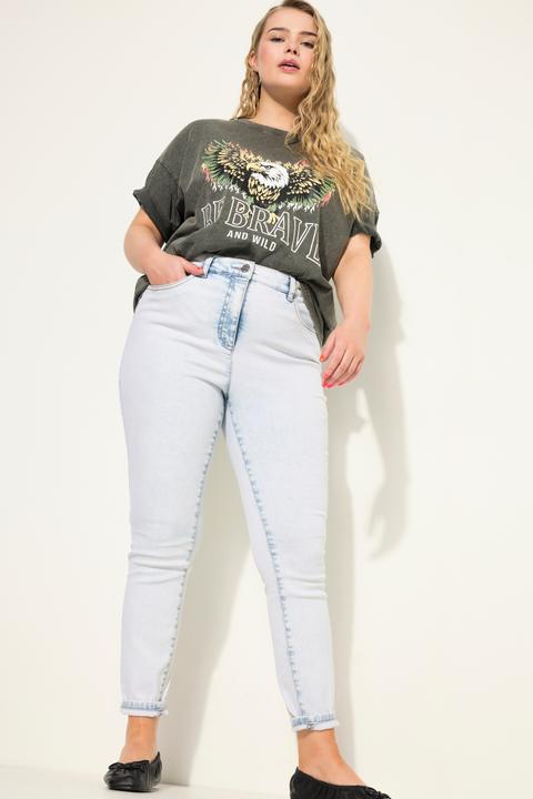 Actual product image Studio Untold High Waisted Bleached Skinny Jeans (42)