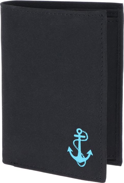 Freedom Anchor Print Cyan Black
