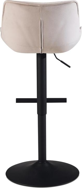 Immagine prodotto FineBuy Sgabello da bar Sgabello da cucina Sgabello in velluto Sgabello da bistrot Sgabello da bar girevole
