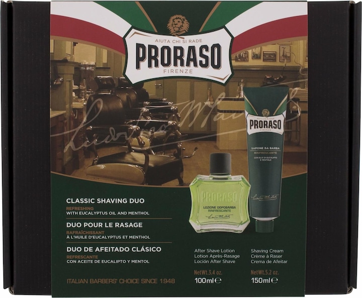 Actual product image Proraso Green Classic Shaving Duo (Lotion, 100 ml)