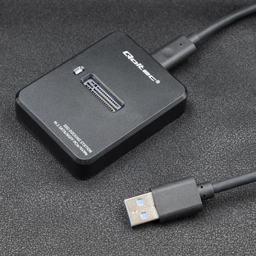 Actual product image Qoltec 50313 Docking station SSD