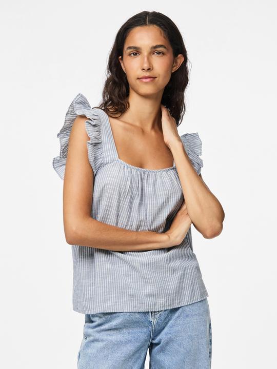 Actual product image Pieces PCAPIA ärmelloses Oberteil aus Leinengemisch (XXL)