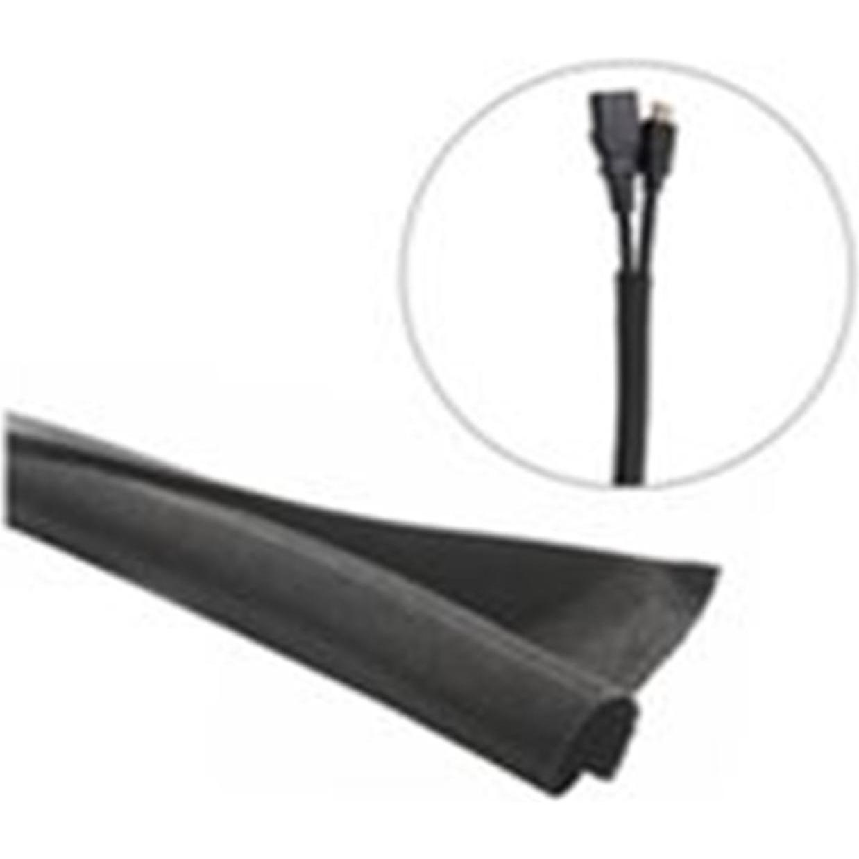 Vivolink, Canale passacavi, Portacavi flessibile ø38mm nero (W125744323) (Tubo cavi, 2500 cm)