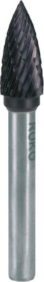 Actual product image Ruko Carbide burrs TICN.pointed bend Ø 16.0 mm