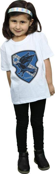 Actual product image Girls Ravenclaw Crest Flat Cotton T-Shirt (116)