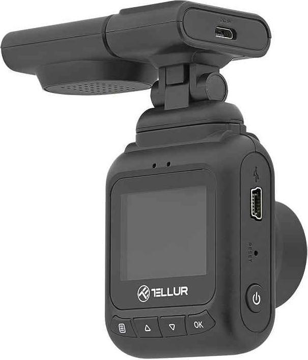 Produktbild Tellur Dash Patrol DC2 FullHD 1080P, GPS black (Eingebautes Display, GPS-Empfänger, Eingebaute Anzeige, Akku, Beschleunigungssensor, Full HD)