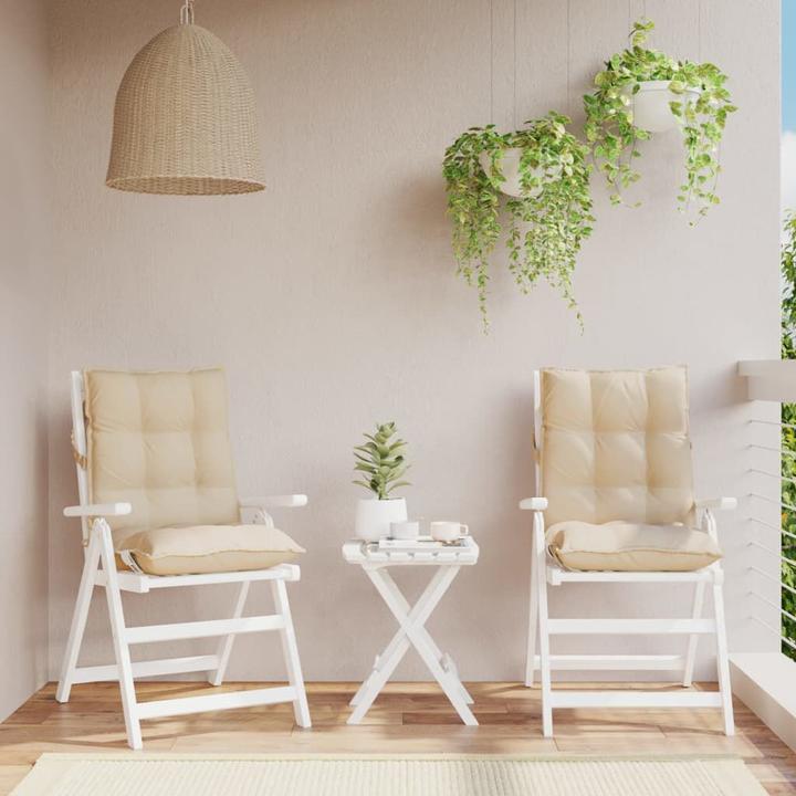 Immagine prodotto vidaXL Cuscini dello schienale basso 2 pezzi. Tessuto Oxford (100 x 50 x 7 cm)