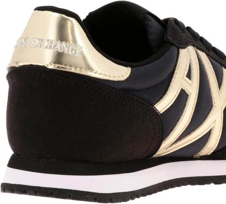Actual product image Armani Exchange Microfiber Suede Lace-Up Flat Shoe (35)