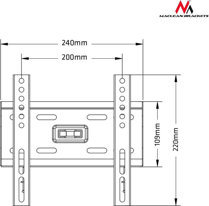 Actual product image Maclean MC-777 (Wall, 35 kg, 13" - 42")