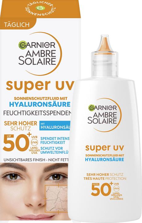 Immagine prodotto Garnier Ambre Solaire Sensitive expert+ Anti-Oxidative Super UV (Crema solare viso, SPF 50+, 40 ml, 150 g)