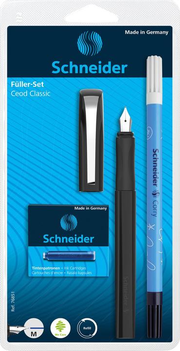 Produktbild Magni Füllerset Ceod Classic schwarz mit Tintenlöscher (1x)