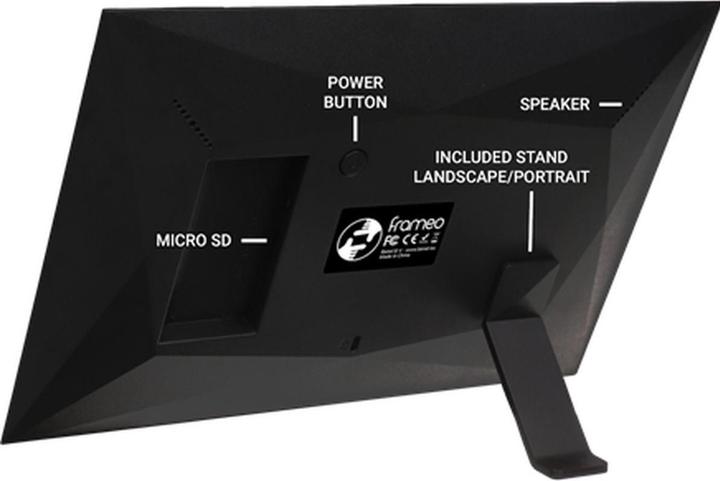 Image du produit Benel Frameo Cadre photo numérique HF-101B Noir 10.1 pouces (10.10", 1280 x 800 pixels)