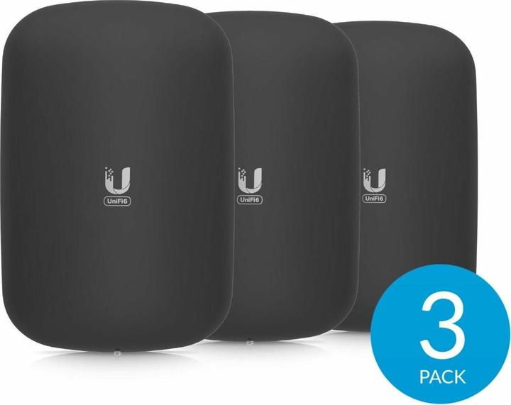 Actual product image Ubiquiti U6 Extender/BeaconHD Cover - Black (3-pack)