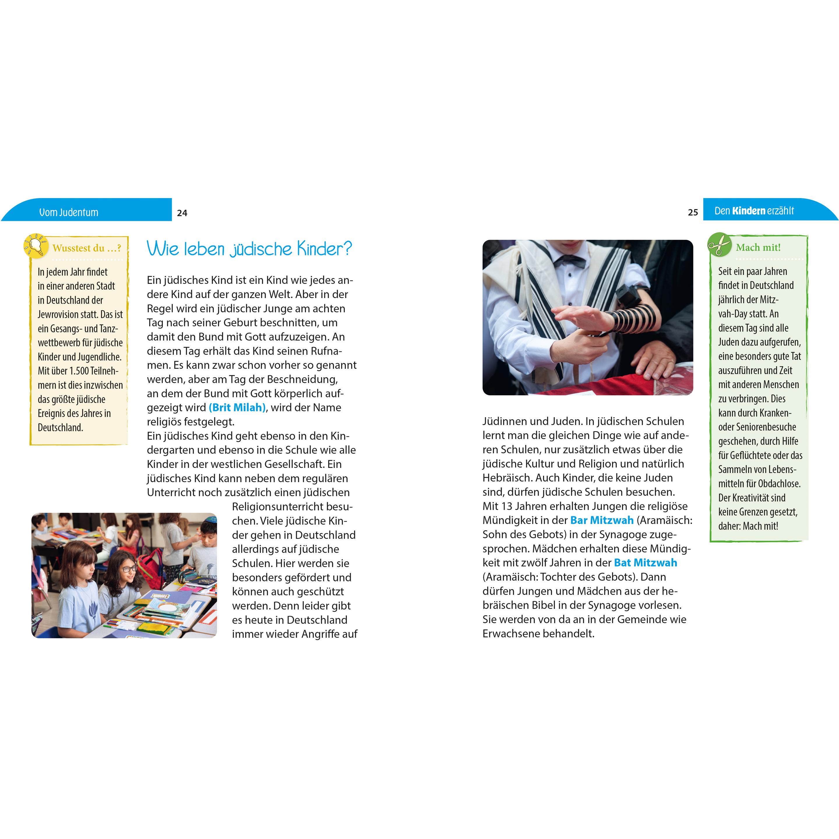 Thumbnail - Vom Judentum den Kindern erzählt, Kinderbücher von Josef Herbasch