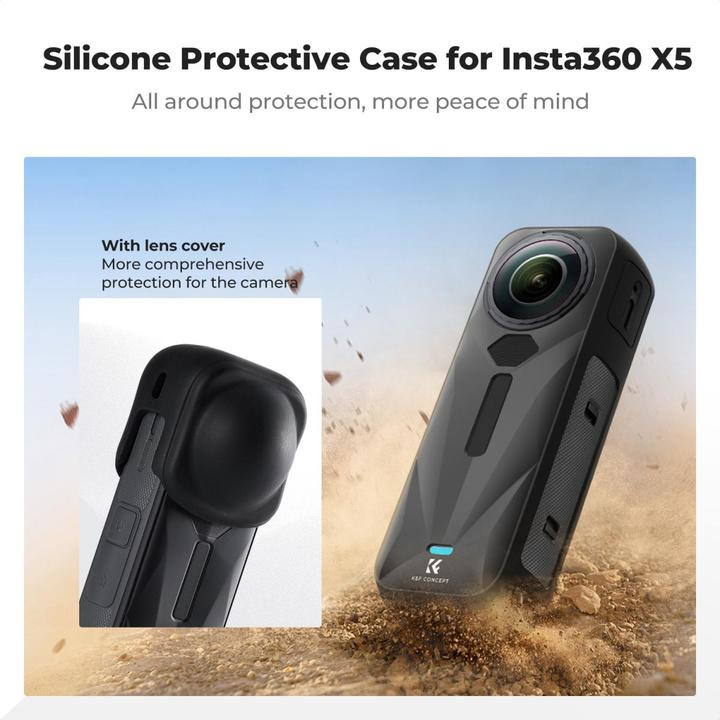 Produktbild K&F Concept Silicone Protective Case for Insta360 X5