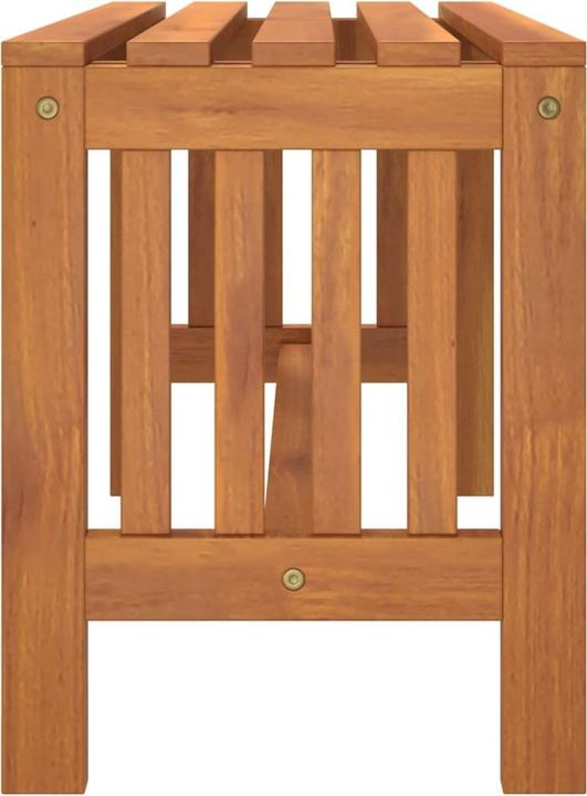 Produktbild vidaXL Gartenbank 80 cm Massivholz Eukalyptus