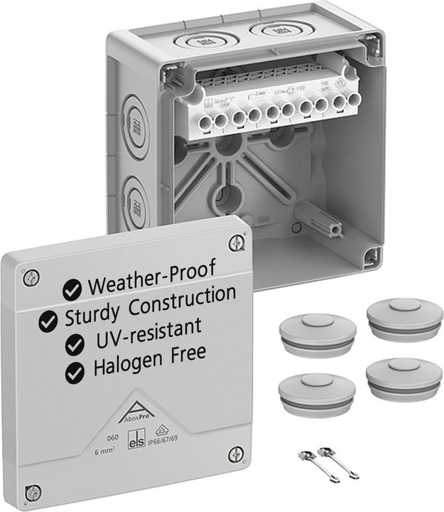 Actual product image Spelsberg Junction box Abox Pro 060-6² protection class IP66/IP67/IP69 max.6² 40642001