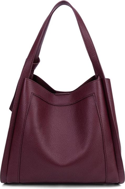 Actual product image Diana & Co Damen Schultertasche - Modell Erisia Lux - 100% Polyurethan - 33.0 X 29.0 X 13.0 Cm
