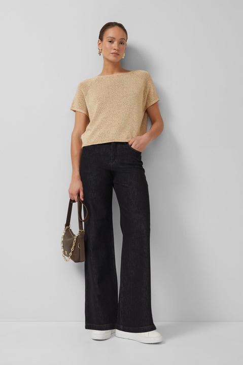 Produktbild s.Oliver Strickpullover Ärmelloser Strickpullover im Relaxed Fit mit U-Boot-Ausschnitt (L)